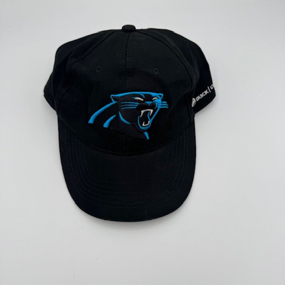 Panthers Buick GMC Hat Black/Blue Adjustable Promo NFL Cap Embroidered READ